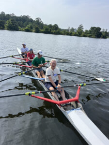 There's nothing like rowing to get everyone working as a team.